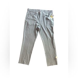 PGA Tour Mens 38W X 32L Grey Golf Casual Pants Athletic Material NWT Golfing Pro